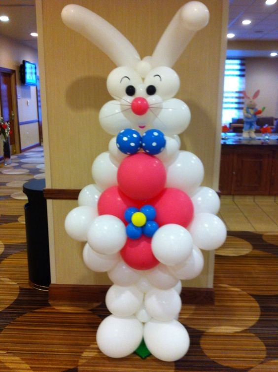 Hoppy Easter Bunny Plush Toy - Soft & Cuddly Stuffed Animal for Kids, Easter Basket Stuffers & Spring Decorations - Perfect for Easter Gifts, Nursery Decor & Seasonal Celebrations