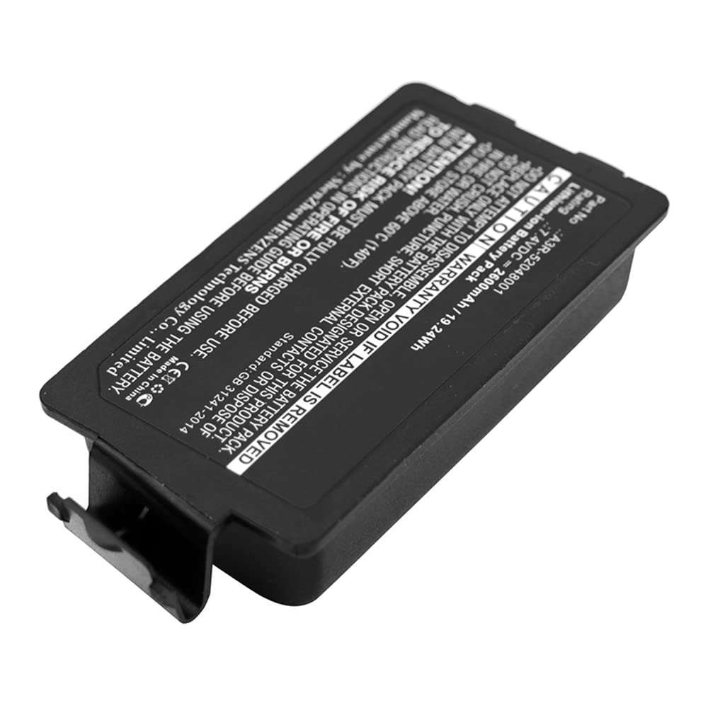 Synergy Digital Printer Battery - Compatible with TSC A3R-52048001 Printer (Li-ion 7.4V 2600mAh) - Long-Lasting Replacement Battery for TSC Label Printers - Perfect for Warehouse, Retail & Logistics Barcode Printing