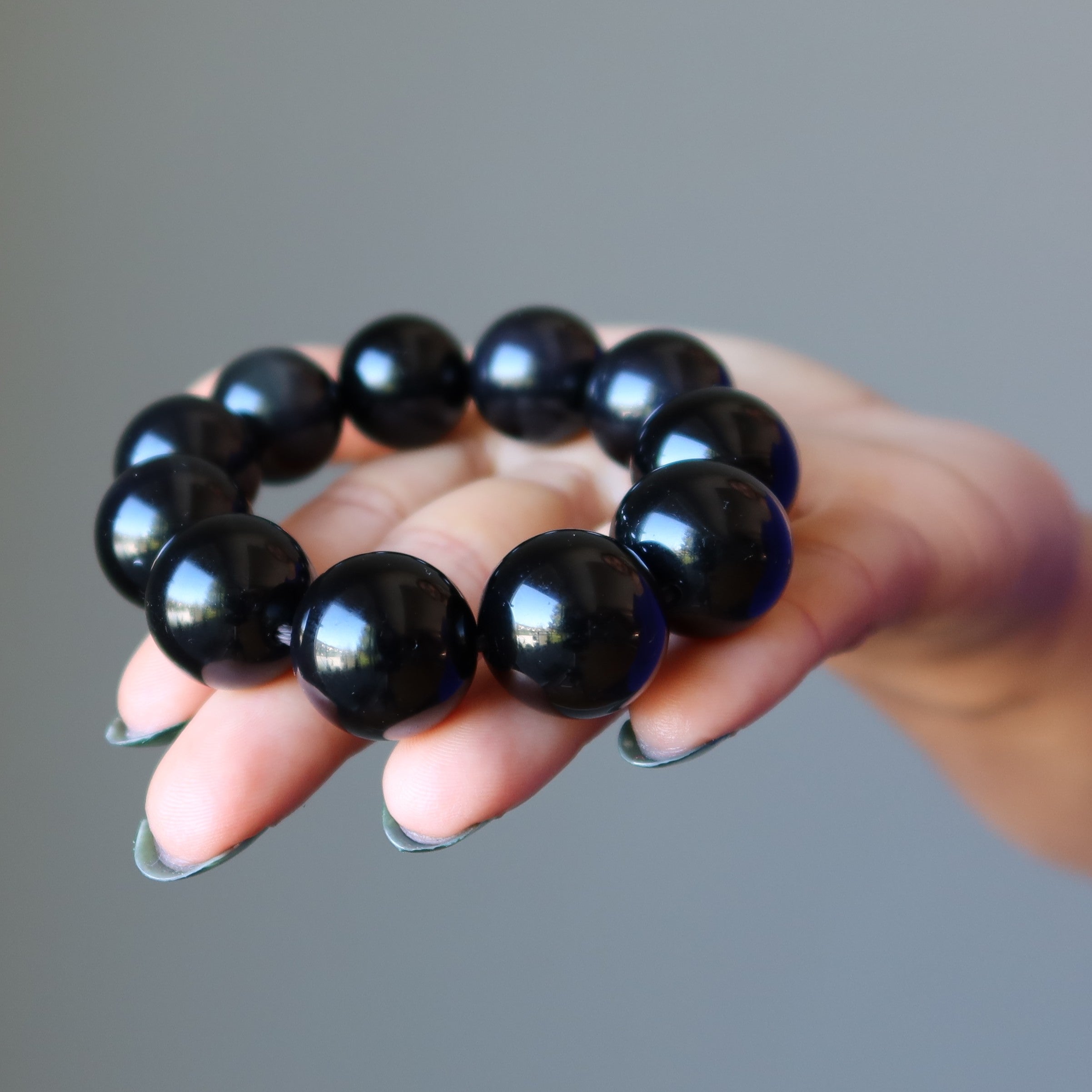 Rainbow Obsidian Bracelet for Women - Hope & Healing Stone Jewelry - Perfect for Meditation, Yoga & Spiritual Gifts