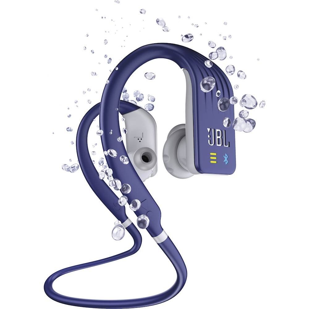 JBL Endurance DIVE Wireless Bluetooth Earbuds - Sweatproof & Secure Fit for Swimming, Running & Workouts - Azul Blue Color
