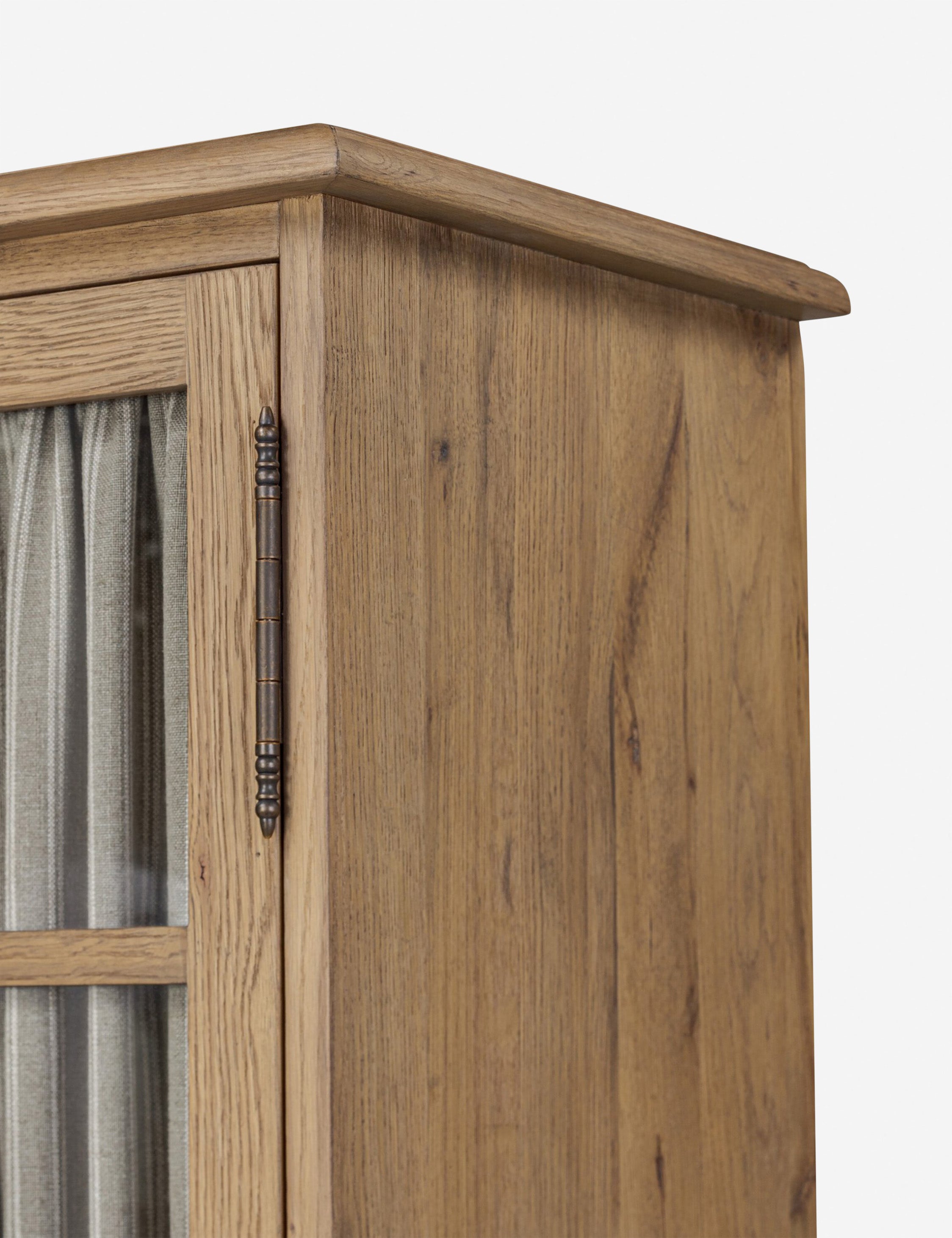 Finley Curio Cabinet by Amber Lewis x Four Hands - Elegant Glass Display Cabinet for Collectibles, Home Decor & Storage - Perfect for Living Room, Dining Room & Office Showcase