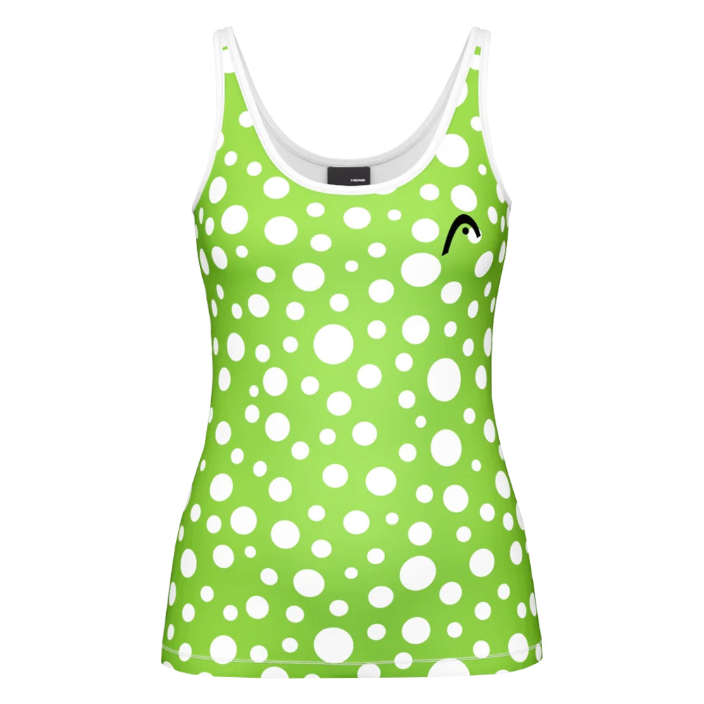 Women's Spirit II Tank Top - Breathable & Comfortable Workout Shirt in Lime Green for Yoga, Running & Gym
