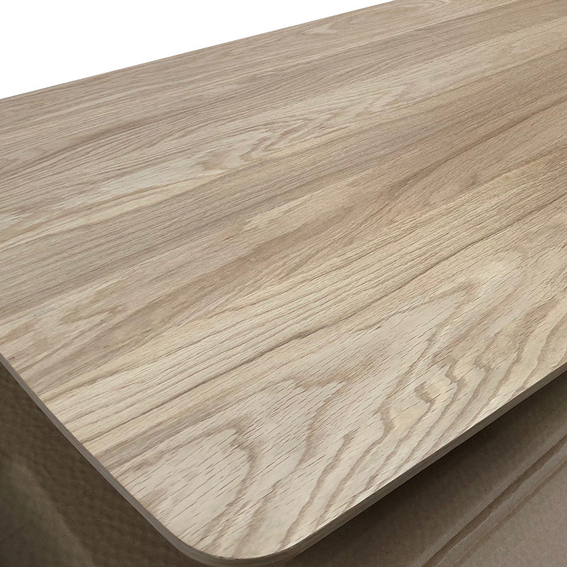 JAREL 47-Inch Natural Wood Study Desk for Home Office - Perfect for Small Spaces, Remote Work & Online Learning