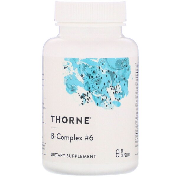 Tho B Complex 6 with 60 Vegan Capsules - Essential B Vitamins for Energy, Metabolism & Stress Relief - Perfect for Daily Wellness & Active Lifestyle