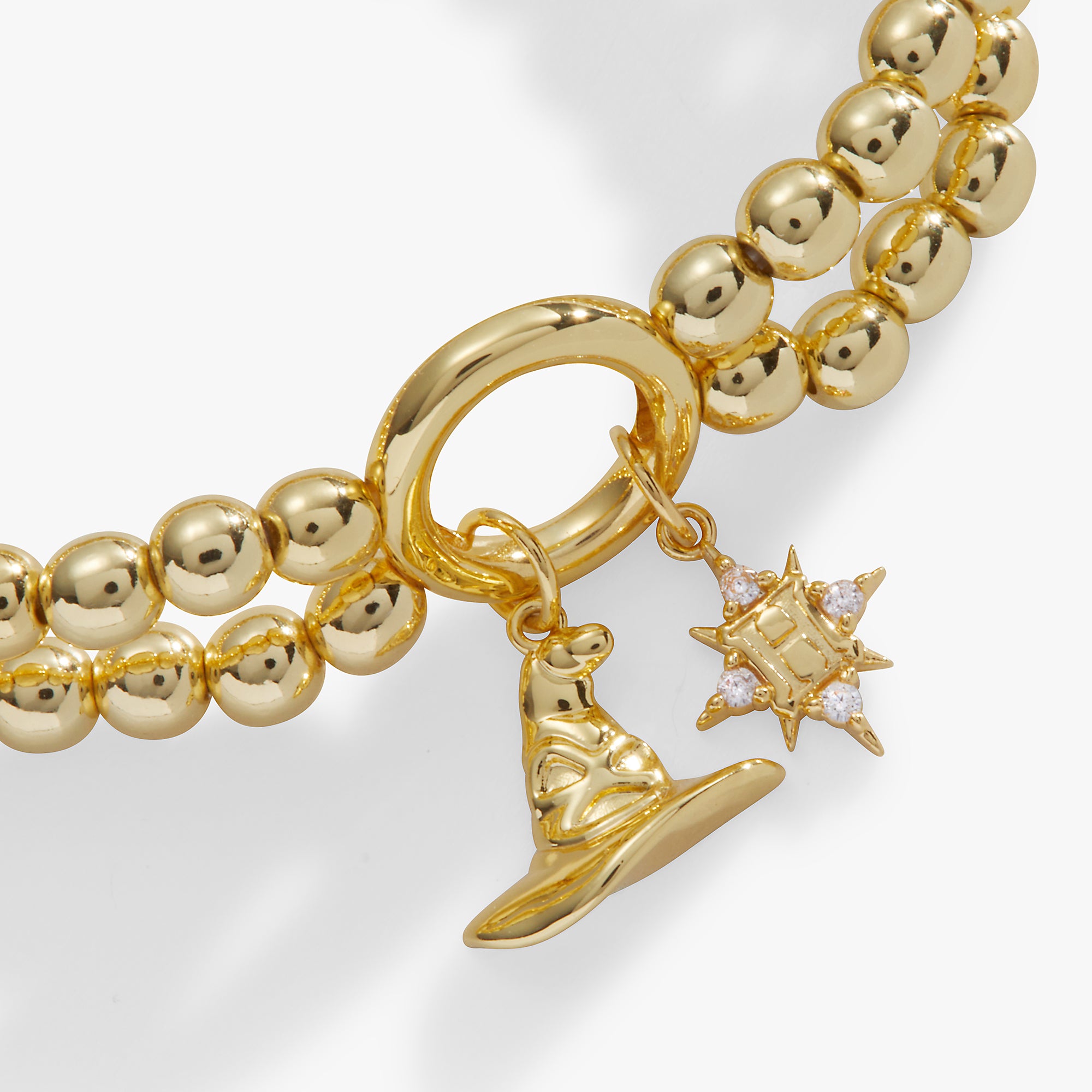 Harry Potter™ Sorting Hat Duo Charm Double Stretch Bracelet - Hogwarts House Bracelet for Fans - Perfect for Cosplay, Halloween & Harry Potter Themed Parties