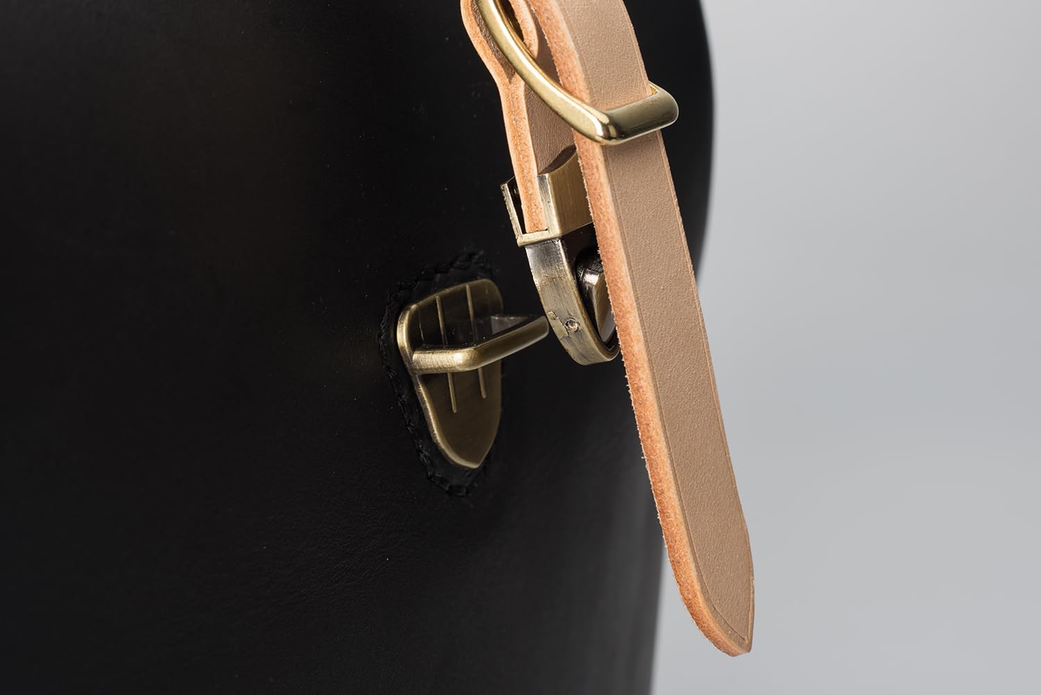 Premium Leather Doctor Bag Backpack for Women & Men - Hand-Stitched Large Rucksack with Multiple Pockets (Black) - Perfect for Work, Travel & Everyday Use