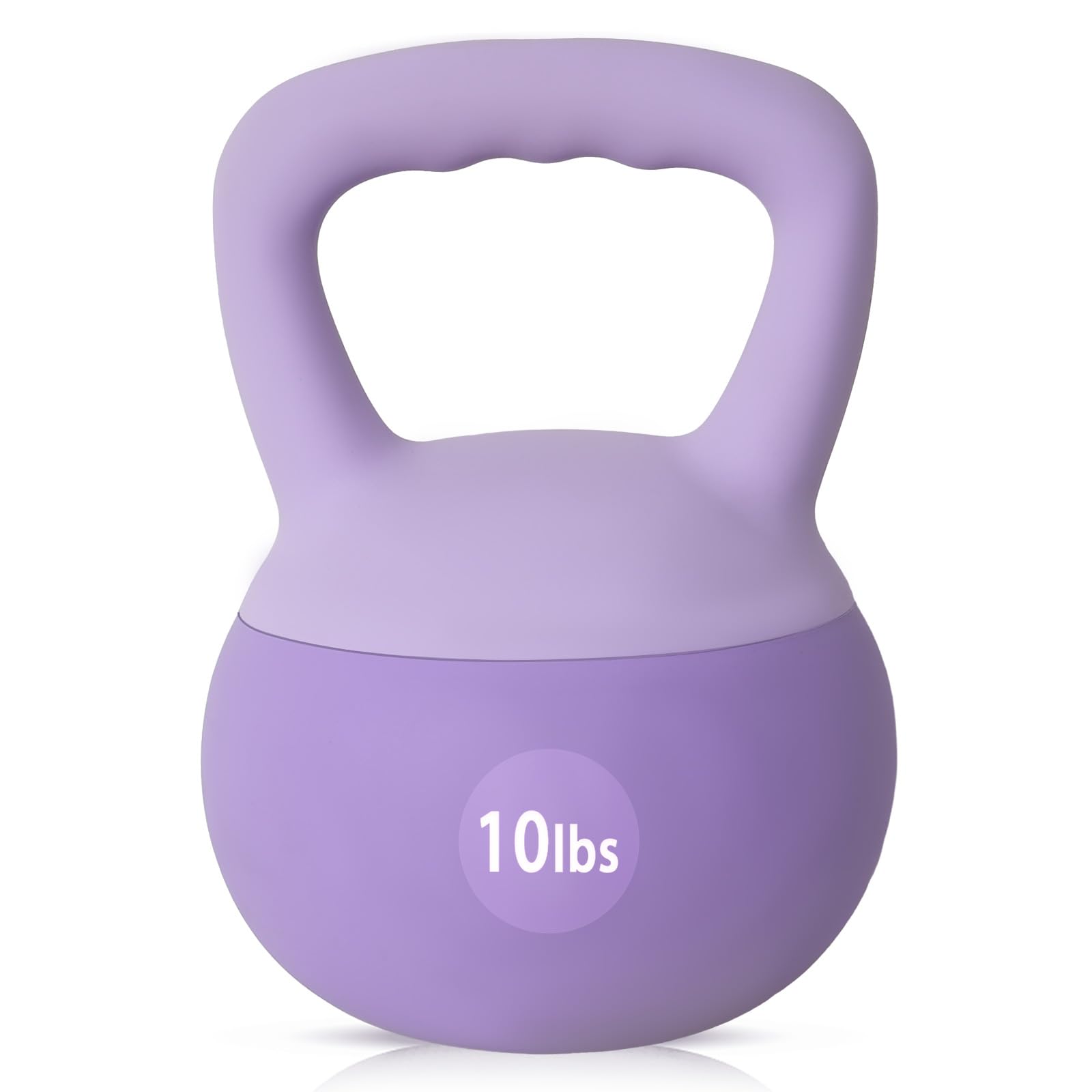 SogesPower Soft Kettlebells - Iron Sand Filled Exercise Weights for Strength Training, Shock-Proof Design with Wide-Grip Handle - Home Gym Fitness Equipment for Women, Men & Kids - Perfect for HIIT, CrossFit & Home Workouts - Purple