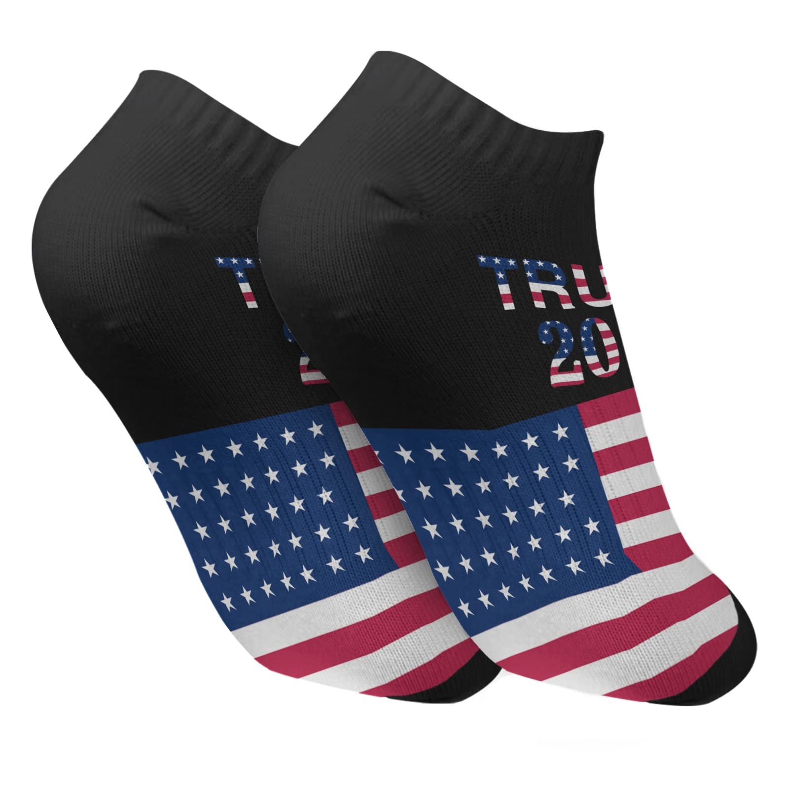 Biden Trump DeSantis 2024 Political Socks for Women - Funny Fashion Casual Crew Socks - Great for Elections, Gifts, and Patriotic Outfits
