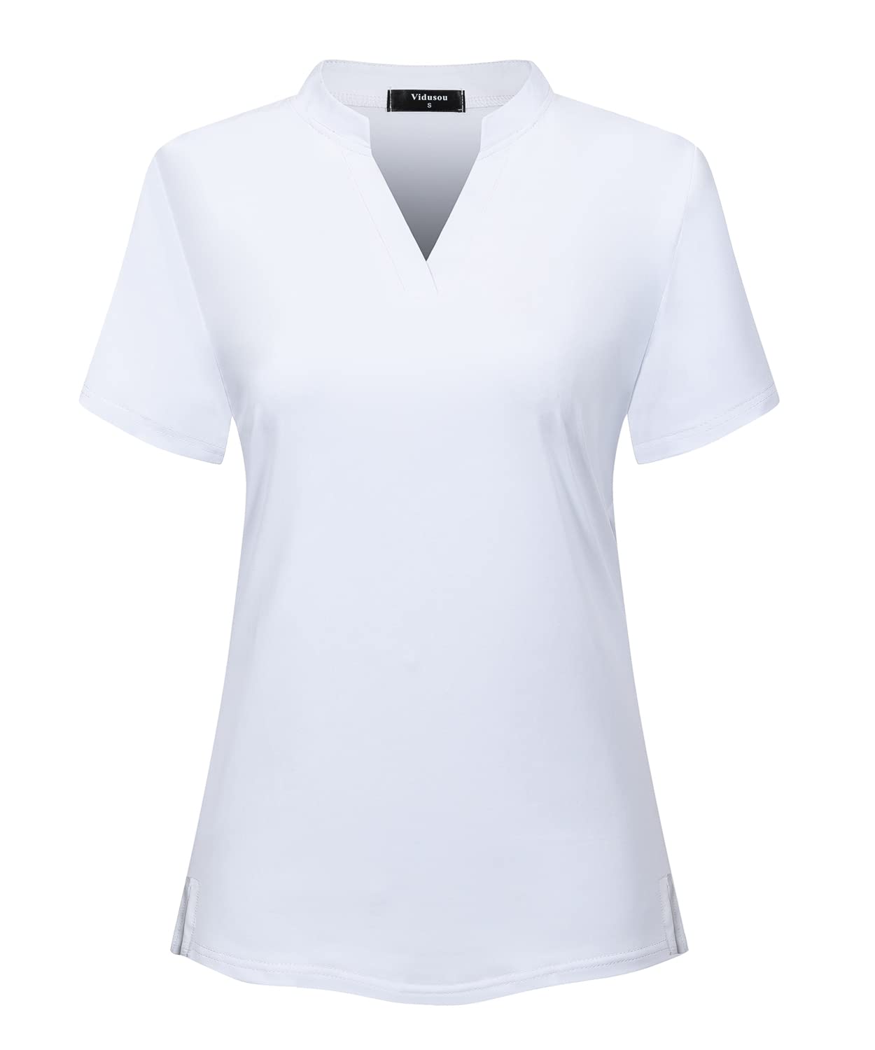 Women's Short Sleeve Golf Polo Shirts - Breathable Tennis & Workout Tops - Moisture Wicking Sport T-Shirts for Golf, Tennis, Gym & Casual Wear