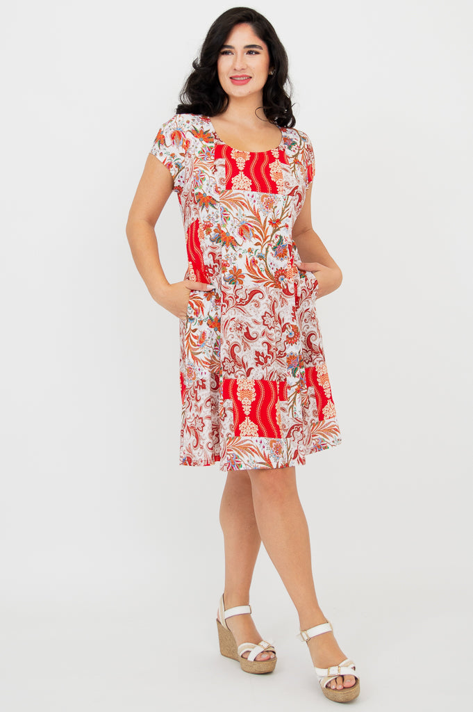 Anna Dress - Elegant & Comfortable Linen Bamboo Blend Dress for Women | Perfect for Summer, Beach, and Casual Outings