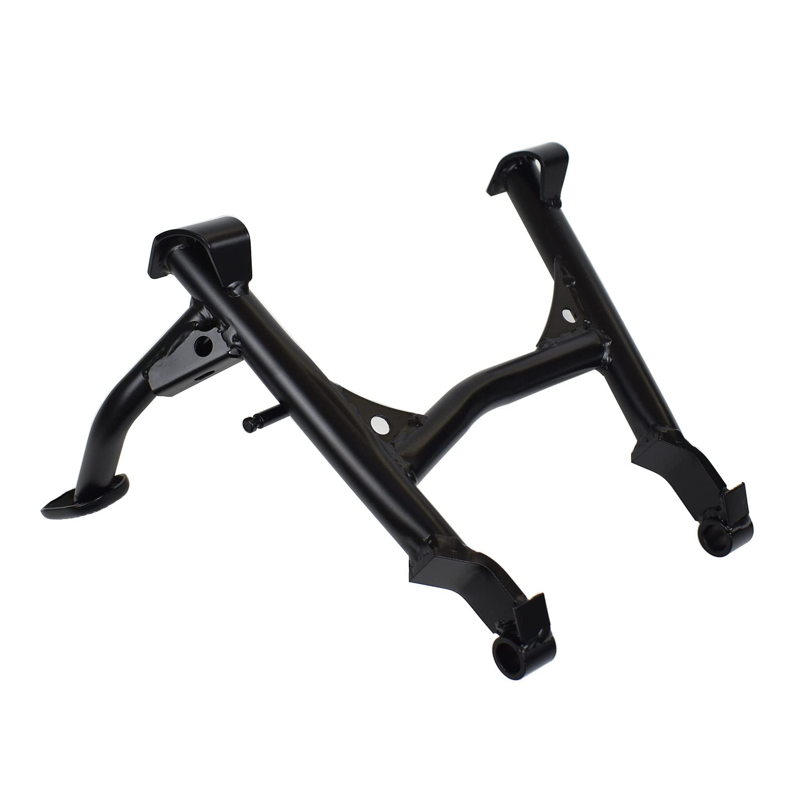Black Motorcycle Center Stand Kickstand - Heavy Duty Parking Support Stand for Kawasaki Versys X300 (2017-2024) | Durable Foot Stand for Secure Parking & Maintenance | Perfect for Garage Storage, Road Trips & Off-Road Adventures