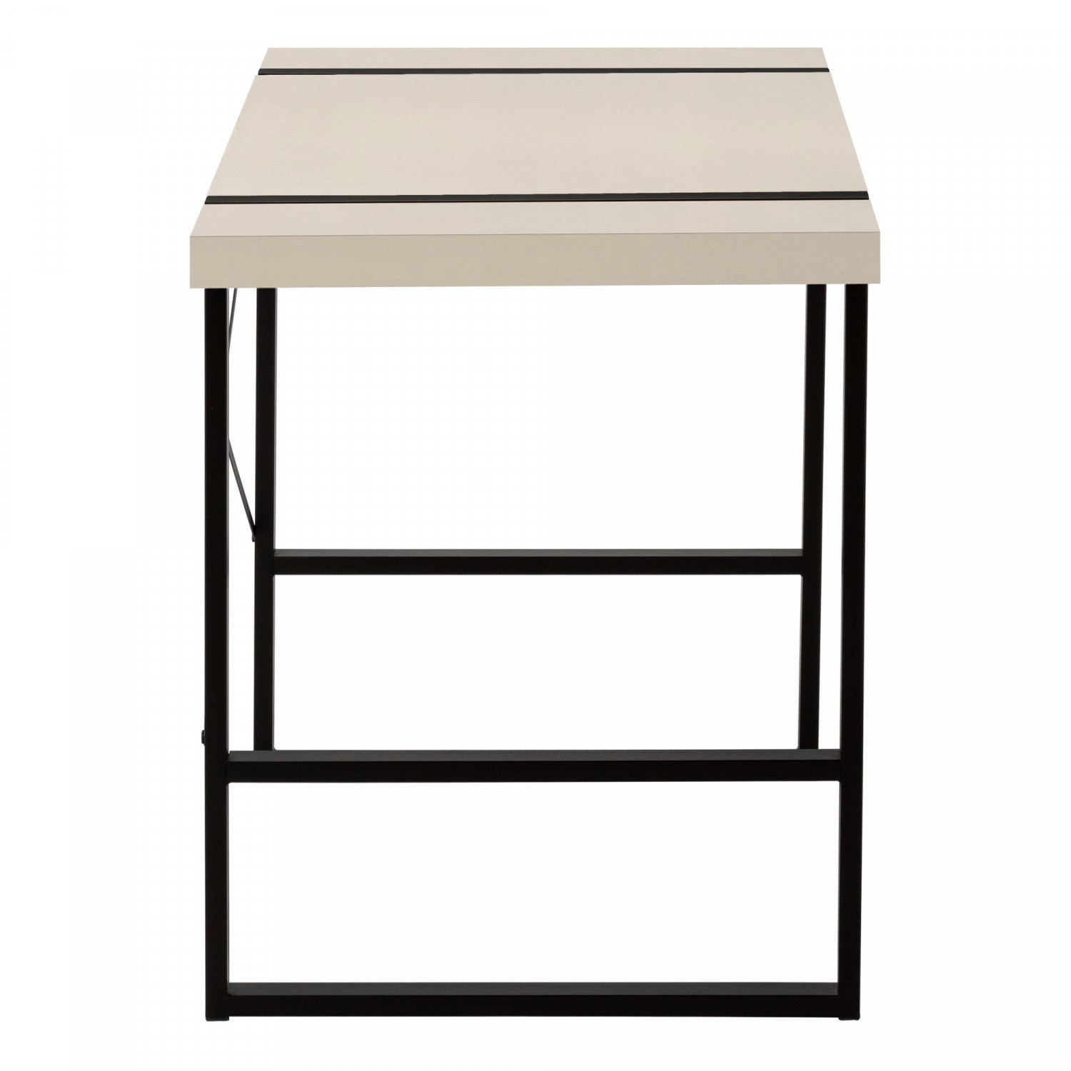 Dray Desk Light Taupe - Modern Home Office Desk for Small Spaces, Study & Work from Home - Perfect for Remote Work, Online Classes & Gaming Setup