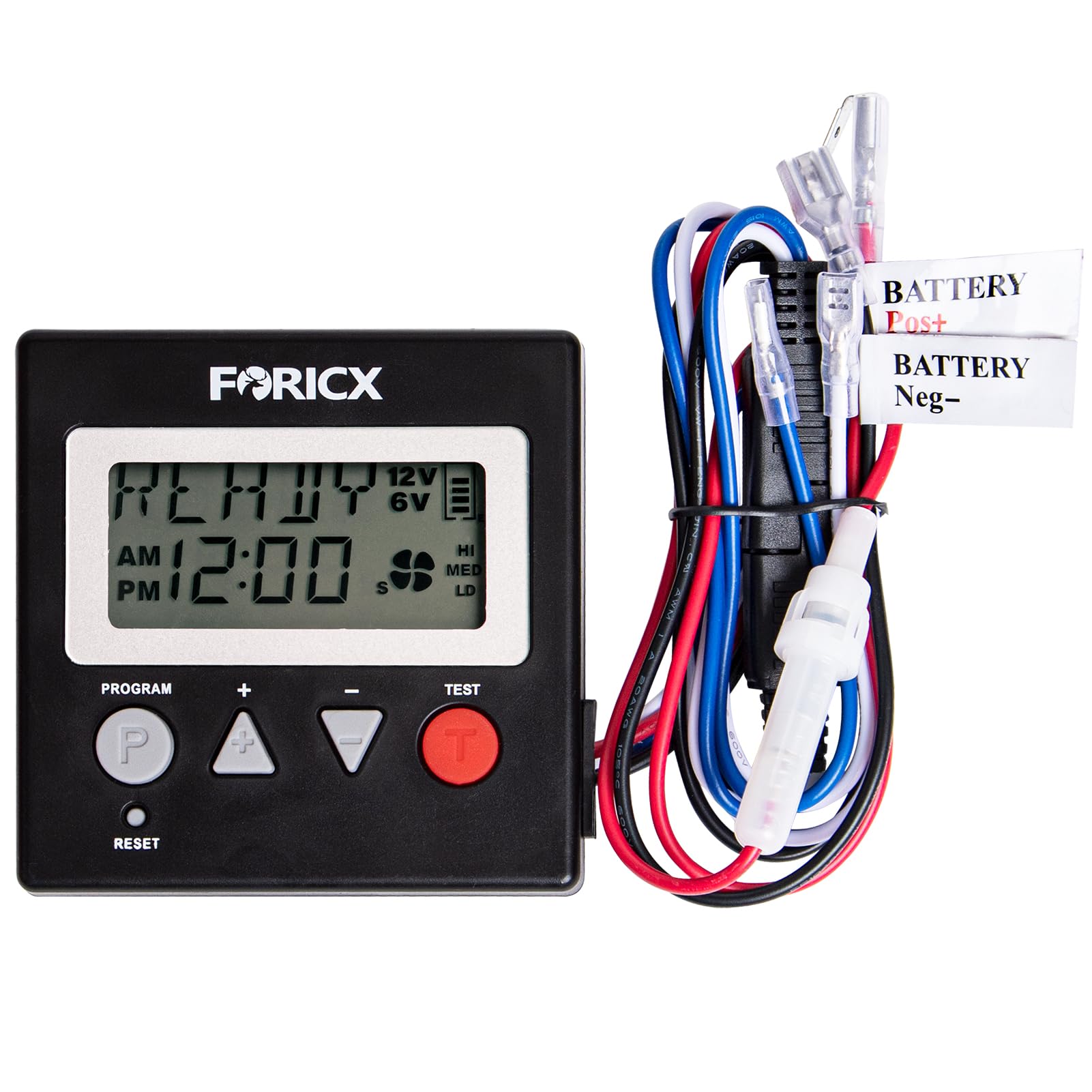 6V/12V Digital Feeder Timer for Deer & Goat Feeders - Adjustable Feed Rate & Motor Speed, Up to 8 Daily Feed Times - Durable & Weatherproof for Outdoor Hunting & Wildlife Management