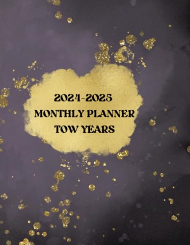 2024-2025 Two Year Monthly Planner | January 2024 - December 2025 Calendar with Holidays & Motivational Quotes | Large Daily Organizer with Schedule & Notes Pages | Perfect for Work, School & Personal Planning