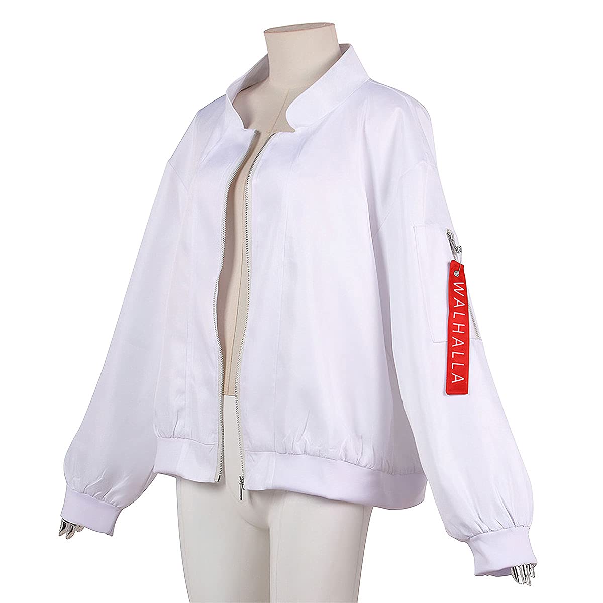 Anime Cosplay Jacket with Zipper Hoodie - Unisex Embroidered Costume for Halloween, Comic Con & Cosplay Events