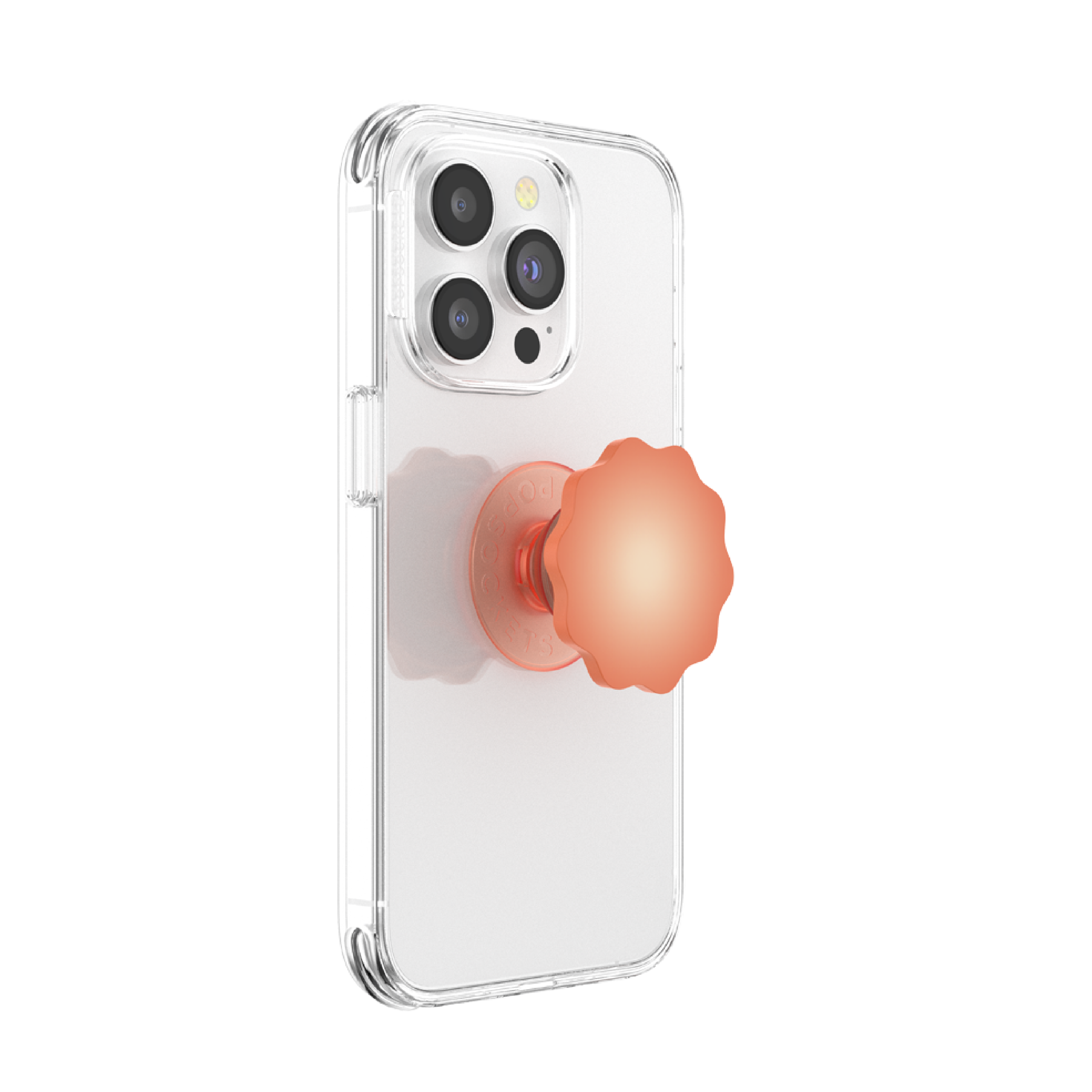 Apricot Flower PopGrip - Swappable Phone Grip & Stand for iPhone, Samsung & More - Perfect for Selfies, Videos & Secure Phone Handling