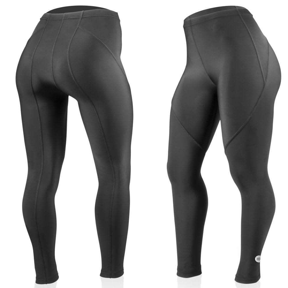 Women's High-Performance Compression Workout Tights - Sweat-Wicking Spandex Leggings for Yoga, Running & Gym | Made in USA | Perfect for Fitness & Active Lifestyle