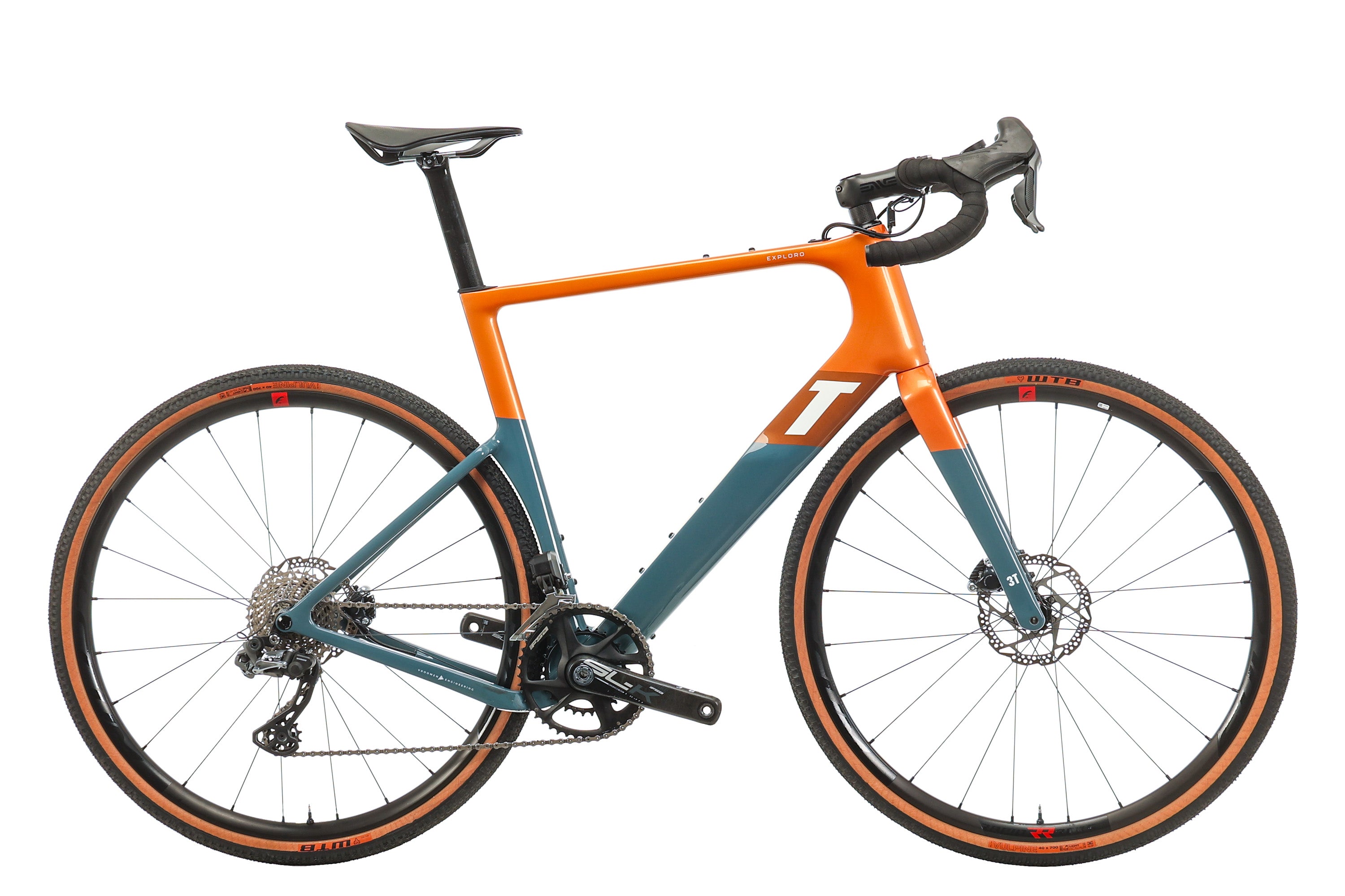 2022 3T Exploro RaceMax Gravel Bike - 58cm Carbon Frame, Lightweight & Fast for Adventure Racing, Bikepacking & Off-Road Cycling