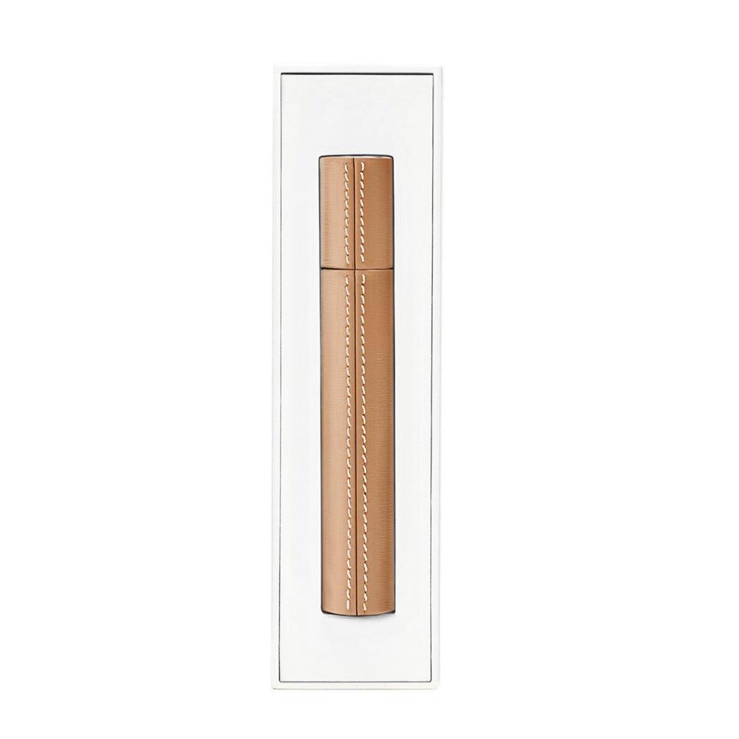 Black Serum Mascara in Leather Sleeve - Volumizing & Lengthening for Dramatic Lashes | Perfect for Night Out & Special Occasions