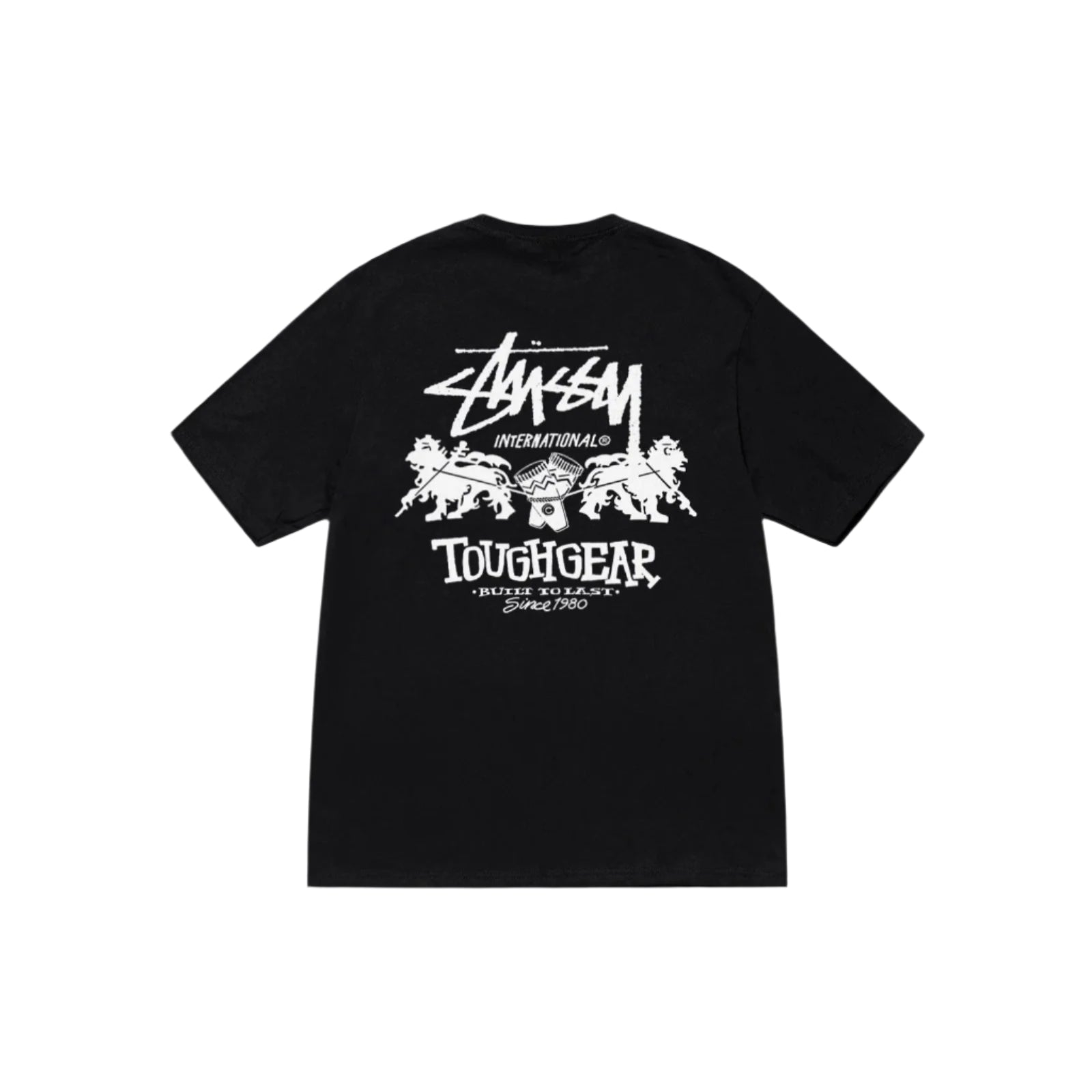 Stussy Tough Gear International Tee - Premium Cotton Streetwear T-Shirt for Men | Casual Wear, Skate Style & Urban Fashion