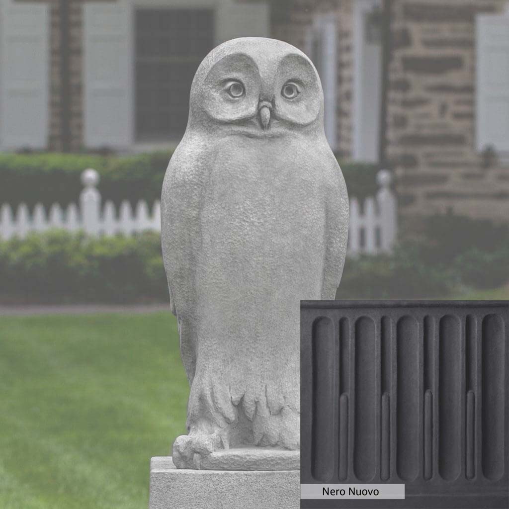 Dr. Hoo Statue - Handcrafted Home Decor & Garden Sculpture | Campania International | Perfect for Indoor & Outdoor Decor, Gifts, and Feng Shui