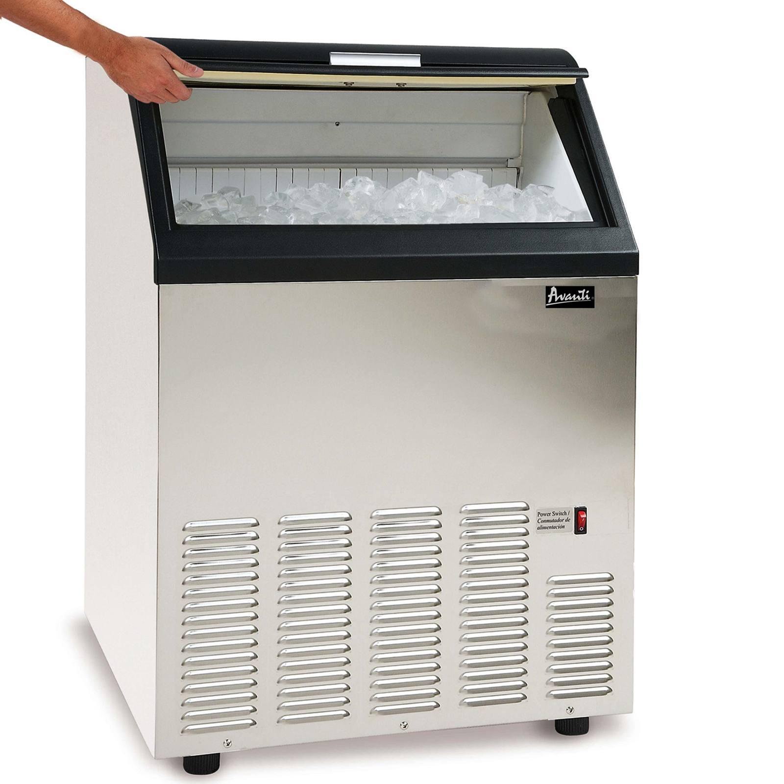 Avanti CIM102U3S Commercial Ice Maker Machine - 500 lbs Daily Output, Stainless Steel, Under Counter - Perfect for Restaurants, Bars, and Catering Services