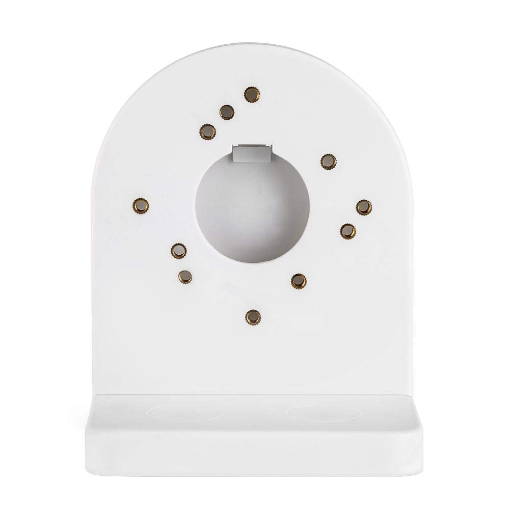 Universal ABS Plastic Dome Camera Mount - Adjustable Anti-Static Indoor/Outdoor Wall & Ceiling Bracket for CCTV/DVR/IP Security Cameras | White | Ideal for Home, Office & Business Surveillance Systems