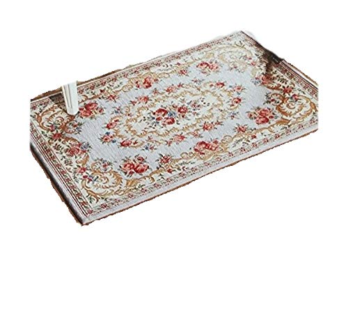 Non-Slip Acrylic Stair Treads Runner Rug - Custom Size 24x35 Inch (60x90cm) Light Blue - Perfect for Stairs, Landing & Door Mats - Anti-Skid Safety for Homes, Offices & High Traffic Areas