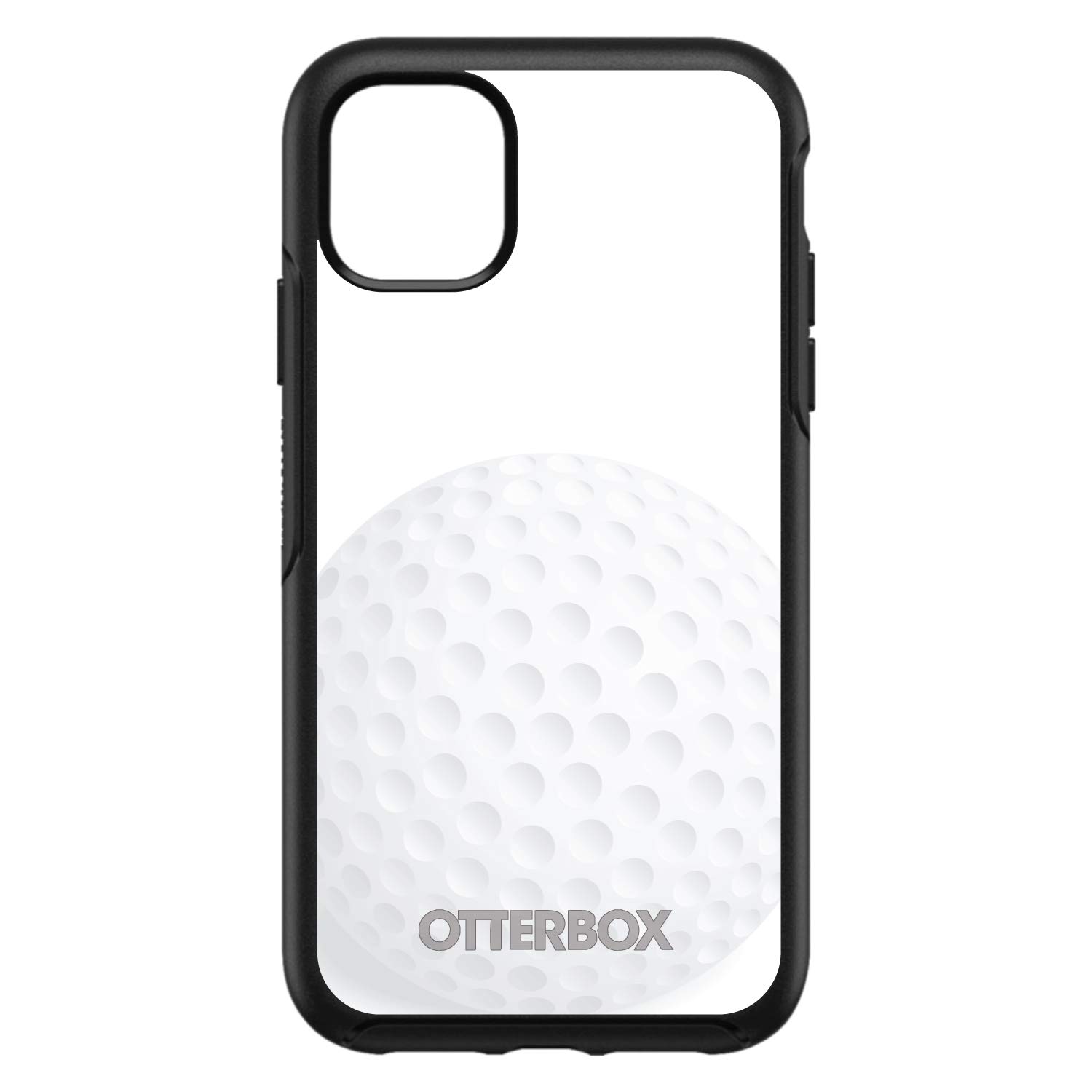 DistinctInk iPhone 12/12 Pro Case (6.1 Inch) - Durable Protective Cover with White Golf Ball Design - Slim Fit Replacement for OtterBox Symmetry - Perfect for Golf Enthusiasts & Everyday Use