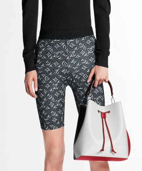 Original LV NéoNoé Epi Leather Handbag in White & Black - Luxury Tote Bag for Women, Perfect for Work, Travel & Everyday Use