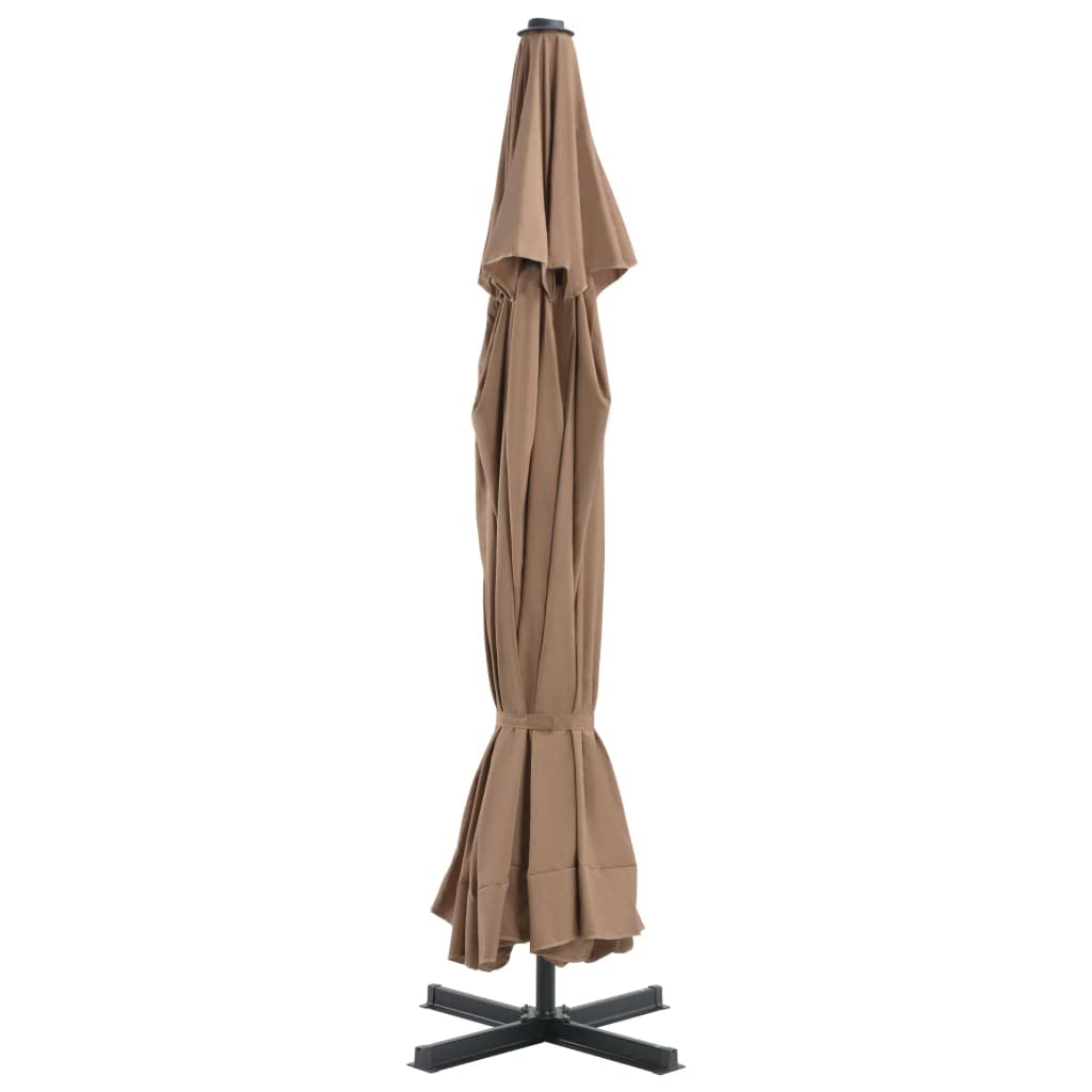 Premium Outdoor Patio Umbrella with Portable Base - Heavy Duty Market Umbrella for Garden, Deck, Poolside & Beach | UV Protection & Wind Resistant | Perfect for Backyard, Restaurant and Outdoor Dining Areas
