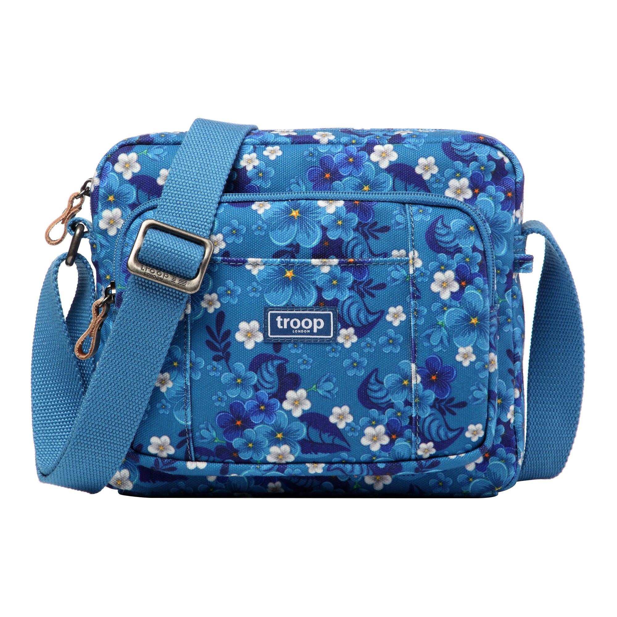 Troop London Classic Canvas Crossbody Bag for Women & Men - Stylish & Durable Shoulder Bag for Travel, Work & Everyday Use