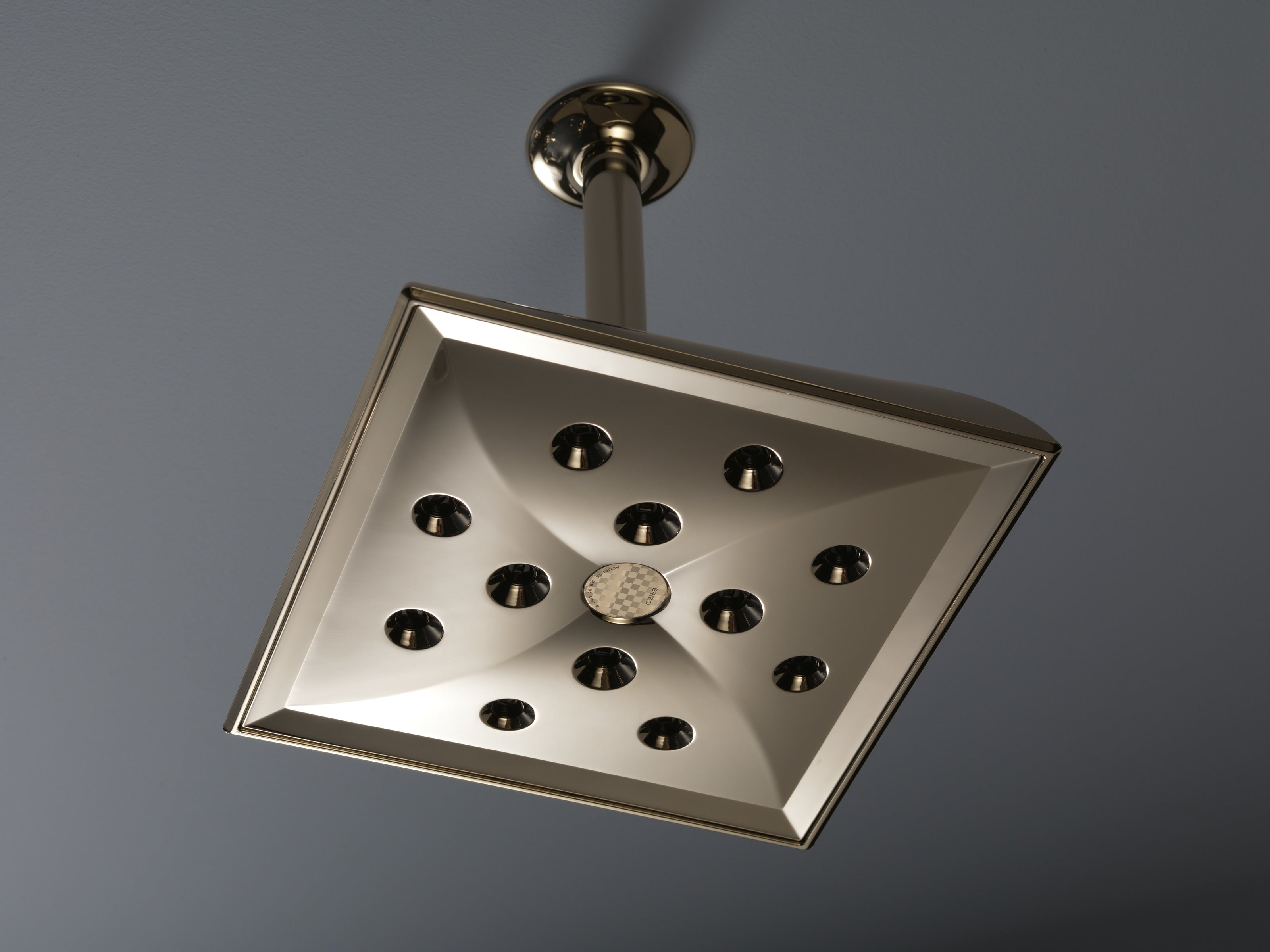 Brizo RP70764PN 6-Inch Ceiling Mount Shower Arm with Flange in Polished Nickel - Perfect for Modern Bathroom Renovations and Spa-Like Shower Experiences