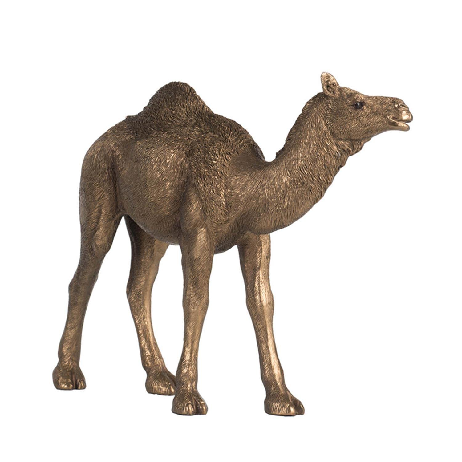 A&B Home Copper Camel Statue - Elegant Home Decor Accent Piece for Living Room, Bedroom, or Office Shelf Display