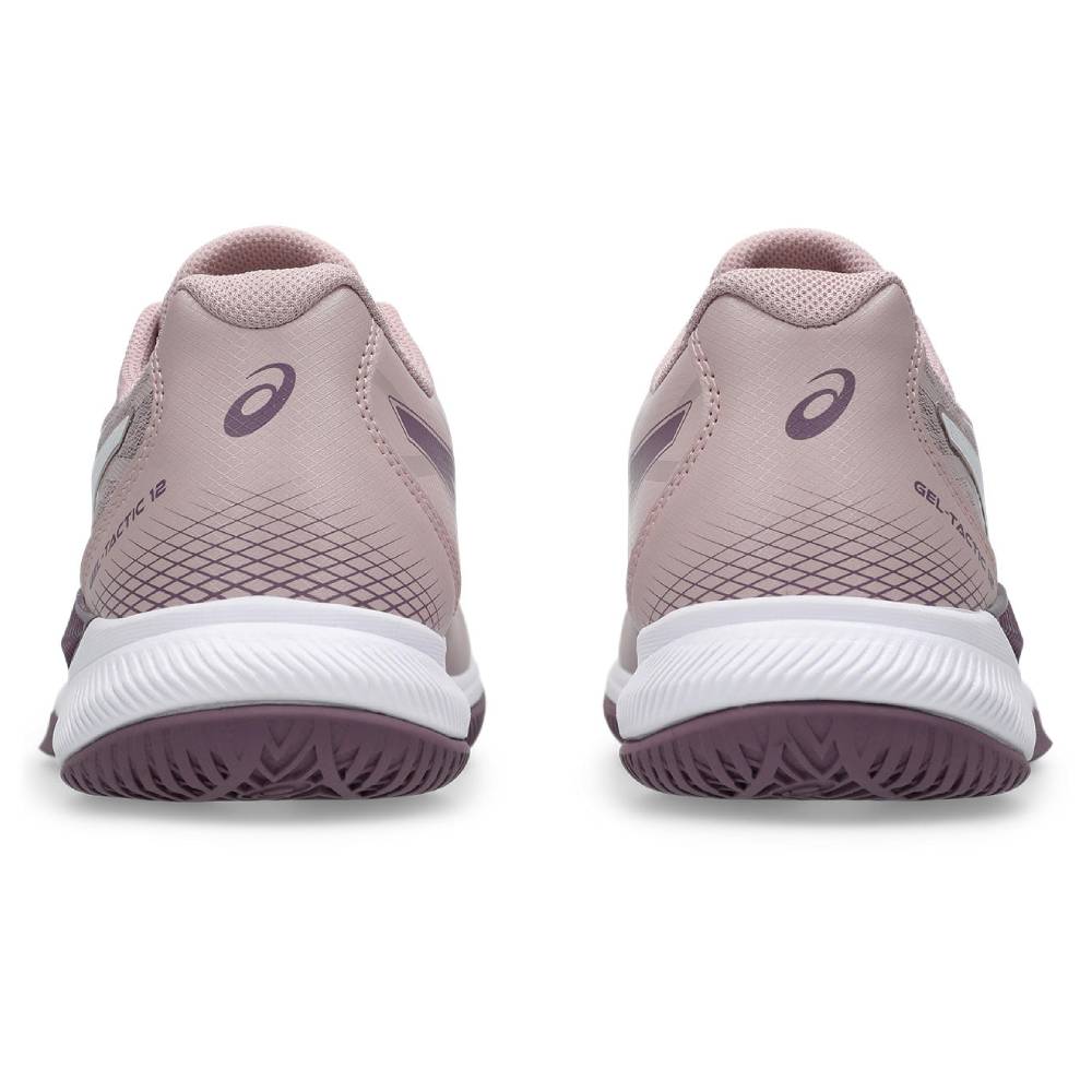 ASICS Gel Tactic 12 Women's Indoor Volleyball Shoes - Lightweight Court Sneakers for Women with Cushioning (Watershed Rose/White) - Perfect for Volleyball, Badminton & Indoor Sports Training