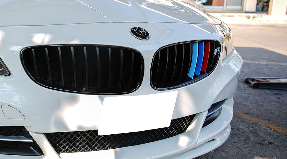 BMW E89 Z4 (2009-2016) ///M Color Grille Insert Trims with 9 Standard Grille Beams - Upgrade Front Grille for Enhanced Style & Sporty Look - Perfect for Car Enthusiasts & BMW Modifications