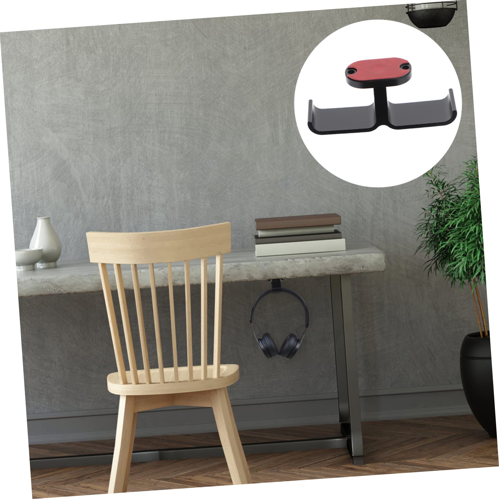 OSALADI 5-Pack Headphone Stand with Hook - Universal Headset Holder for Gaming, Office & Home - Space-Saving Headphone Hanger for Desk, Wall Mount & Cable Management