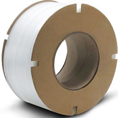 PolyPRO Strap - Heavy Duty Poly Machine Grade (White) - 8 X 8 Core - 1/2