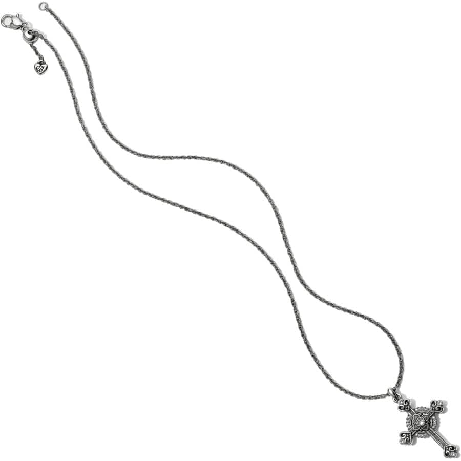 Alcazar Heart Small Cross Necklace for Women - Dainty Gold Religious Pendant Jewelry Gift for Her - Perfect for Church, Weddings & Everyday Wear