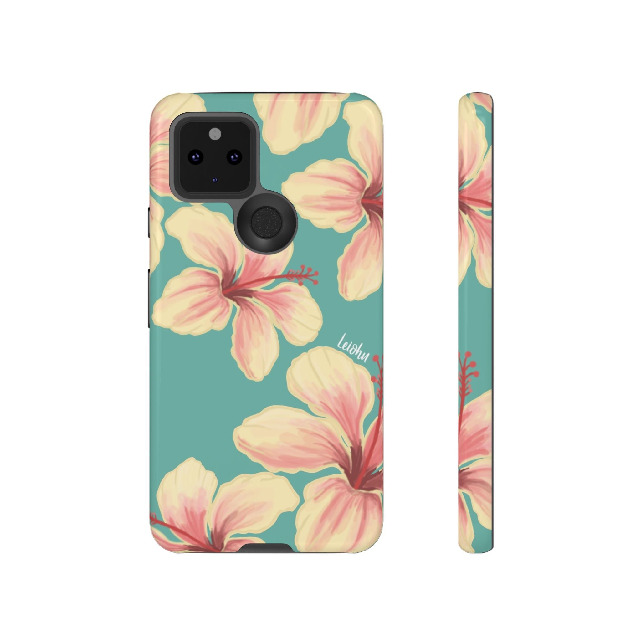Hibiscus Teal Google Pixel 6 Case - Slim Protective Cover for Google Pixel 6 - Durable & Stylish Phone Case for Everyday Use, Work & Travel