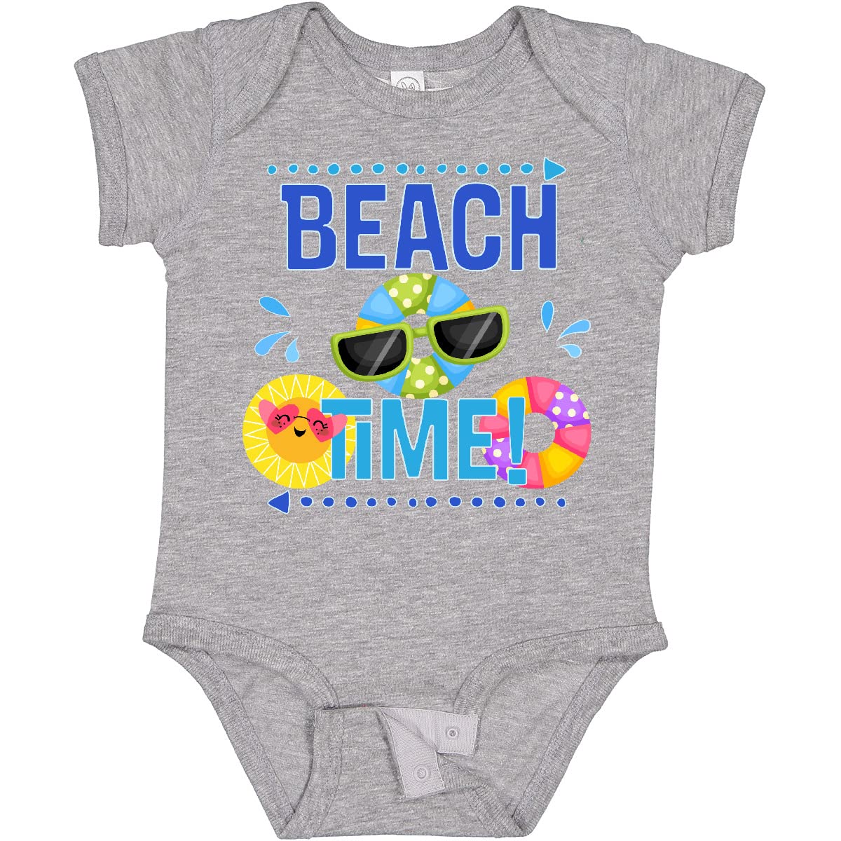 Inktastic Beach Time Summer Vacation Trip Baby Bodysuit - Cute Infant Onesie for Boys & Girls - Perfect for Beach Trips, Vacations & Summer Outings