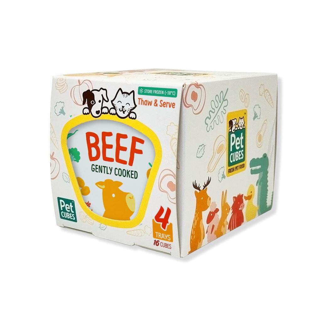 Premium Frozen Human-Grade Gently Cooked Beef Dog Food for Adult Dogs - High Protein Meal for Active & Senior Dogs - Perfect for Daily Nutrition & Special Occasions