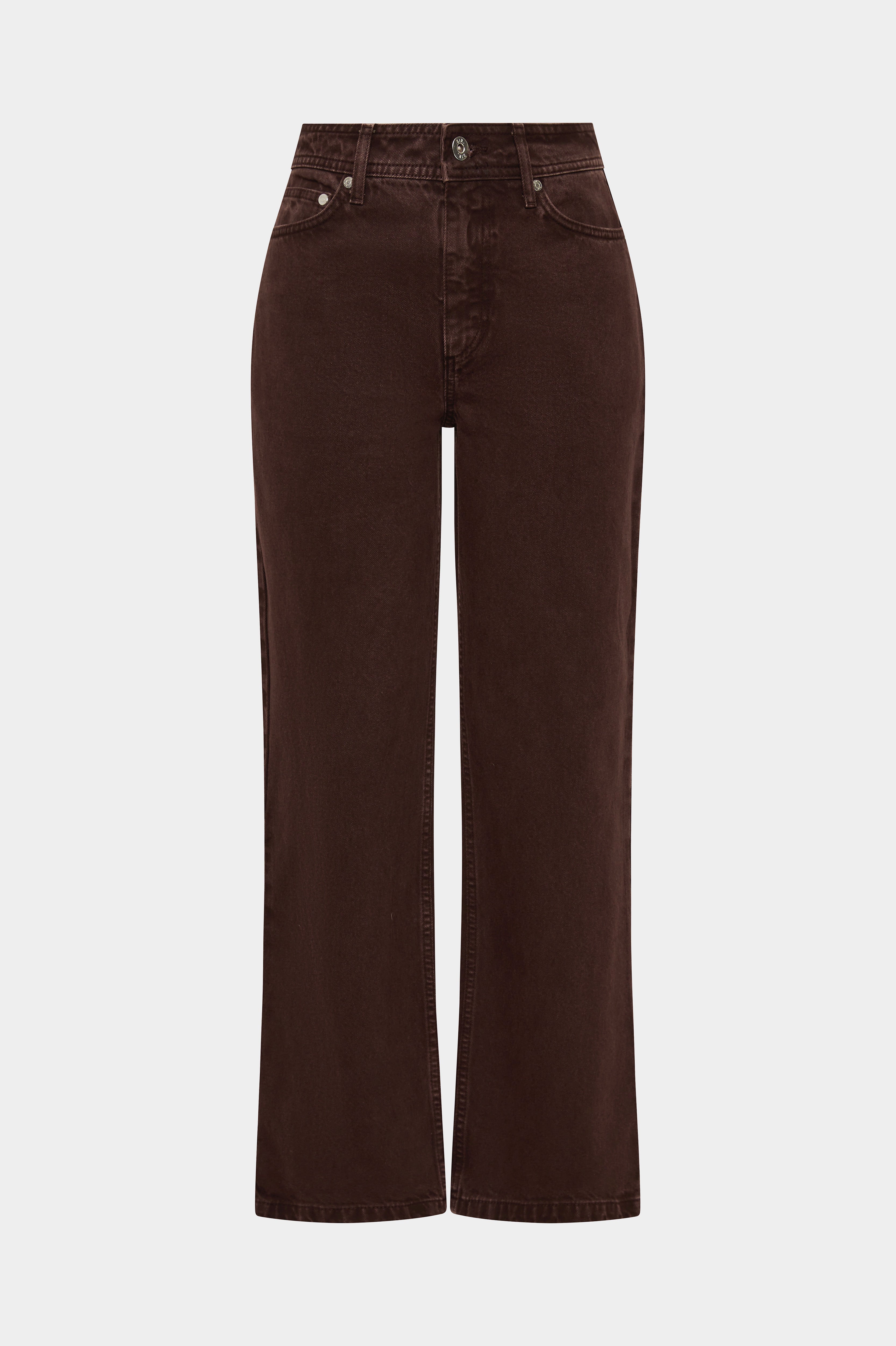 Classic Straight Leg Jeans for Women - High Waist Denim Pants with Stretch, Comfort Fit - Perfect for Casual Wear, Office & Everyday Outfits
