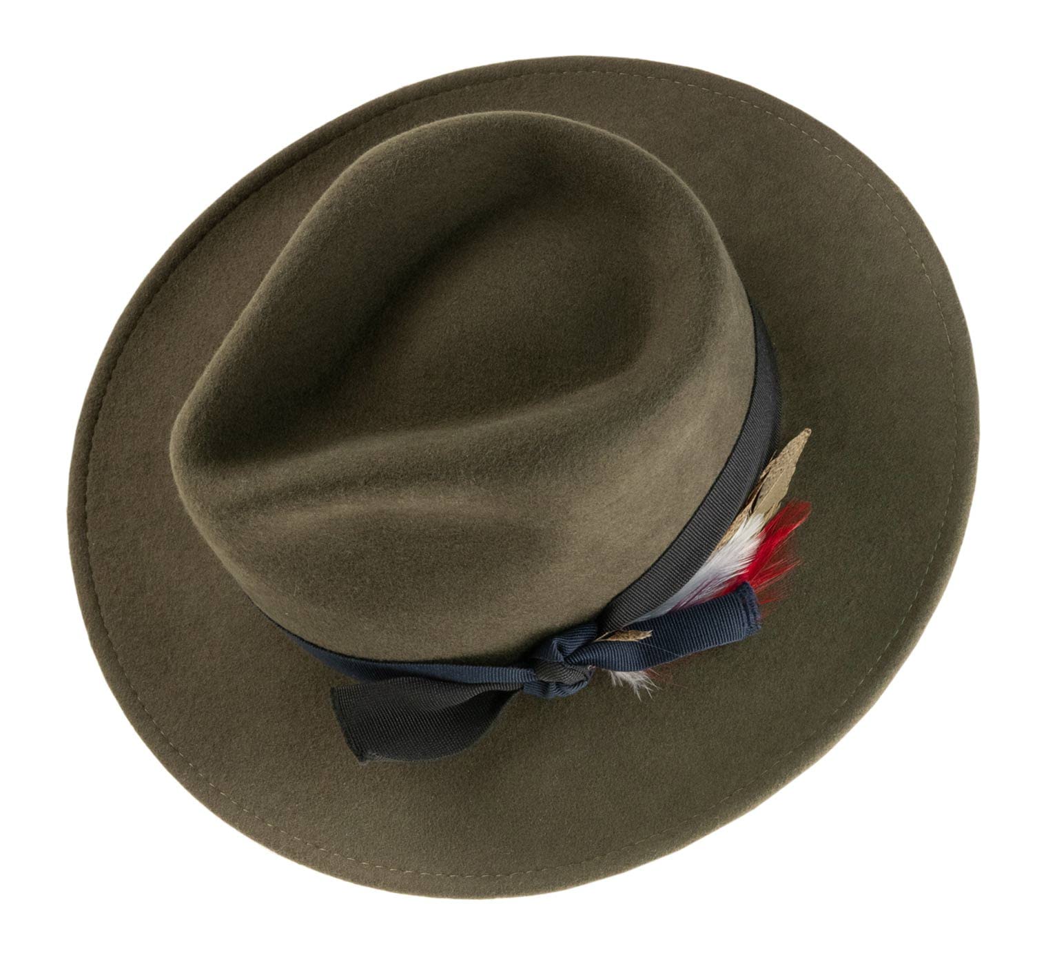 Marky L'indocile Wool Felt Fedora Hat - Packable, Water Repellent & Breathable - Perfect for Outdoor Adventures, Travel & Fashion