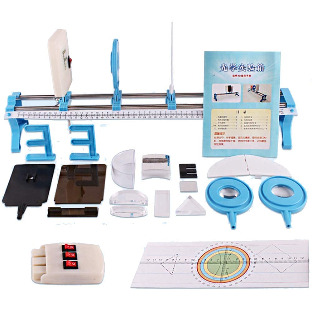 QHYTL Physics Optical Experiment Kit - Parallel Light Source & Pinhole Imaging Set for School Science Projects | STEM Learning Tool for Light Reflection, Refraction Classroom Demonstrations