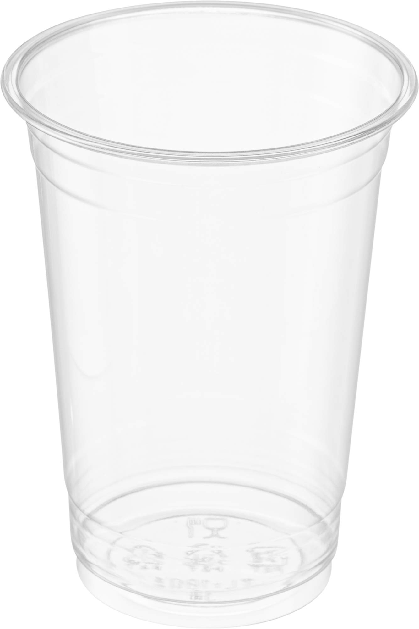 100-Pack 10oz Clear PET Plastic Cups - Disposable Iced Coffee, Cold Drinks, Smoothies, Slushies, Slurpees - Perfect for Parties, Events, Picnics & Outdoor Gatherings