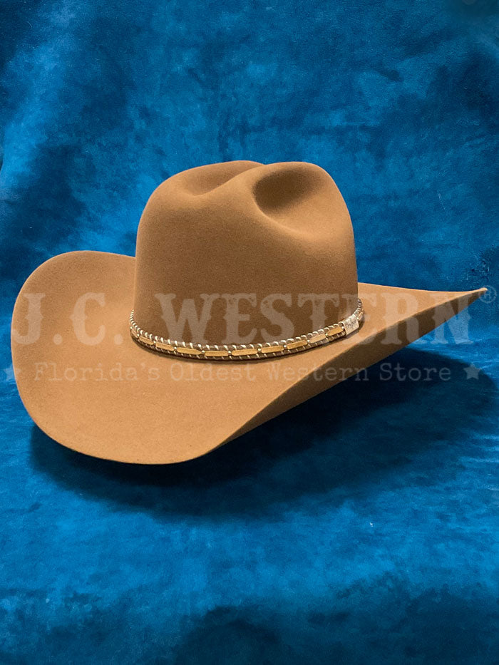 Resistol RFPNCK 7540E9 Piney Creek 6X George Strait Collection Felt Hat in Chestnut #10 - Perfect for Western Wear, Country Music Events & Outdoor Adventures
