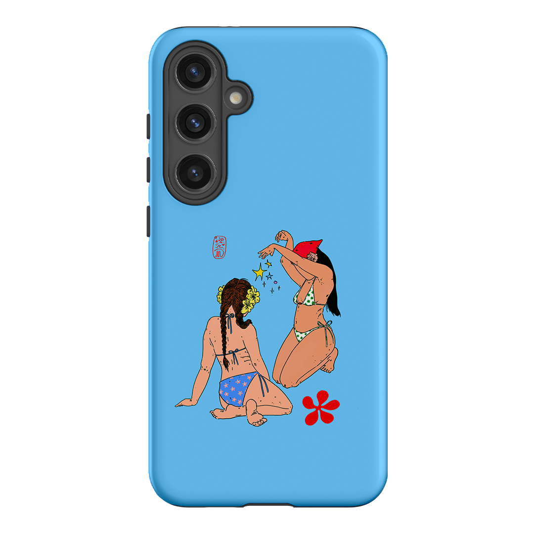 Babe Magic Blue Shockproof Phone Case for iPhone 15 Pro Max - Slim Protective Cover with Anti-Scratch Design | Perfect for Daily Use, Travel & Outdoor Activities