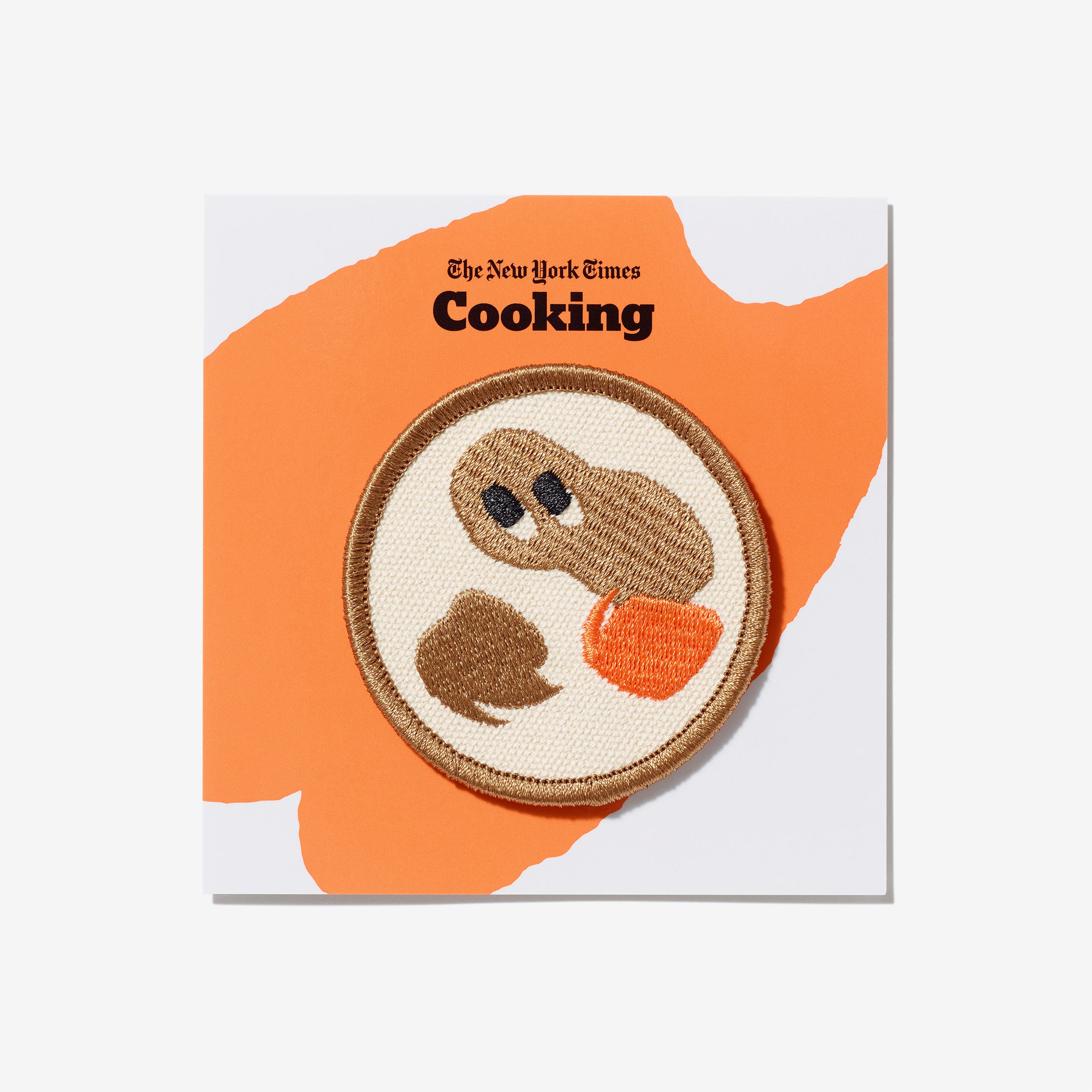 Peanut Butter People Patch - Fun Iron-On Applique for DIY Crafts, Costumes & Clothing Customization - Perfect for Kids' Outfits, Halloween Costumes & DIY Projects