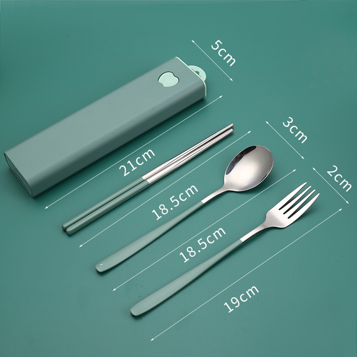 CHEF TOPF 304 Stainless Steel Cutlery Set - 18-Piece Food Grade Flatware for Kitchen, Dining & Restaurant Use
